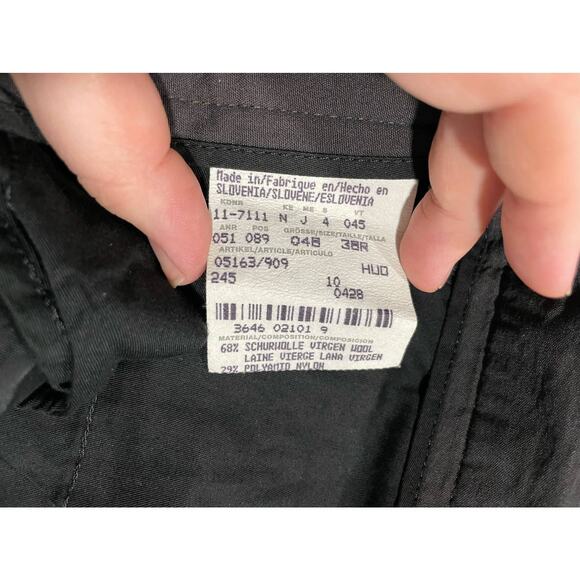 Hugo Hugo Boss Men's Size 32 x 30 Wool blend Straight Cut Leg Dress Pants Black - Picture 10 of 11